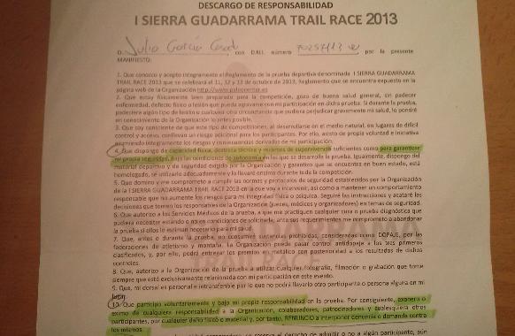 Un descargo de responsabilidad que deja poco a la imaginación...